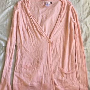 Long Pink Cardigan