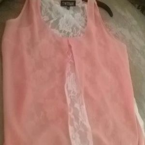 Salmon colored blouse