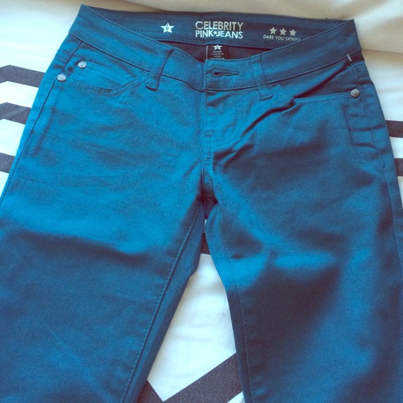 Teal blue never worn jeans