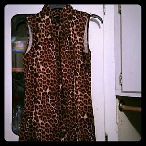 Leopard tank top size M