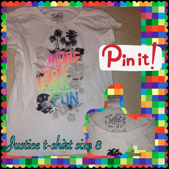 Justice girl shirt