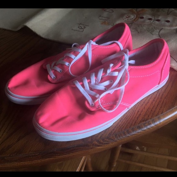 Bright pink VANS