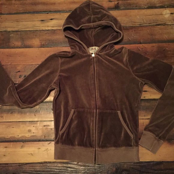 Brown Juicy Couture Velour Jacket