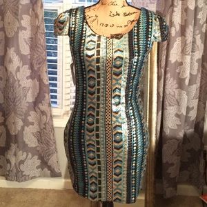 NWT Sequin sparkly tribal mini dress