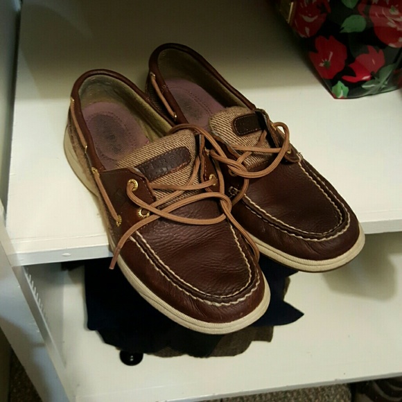 Brown Sperry shoes