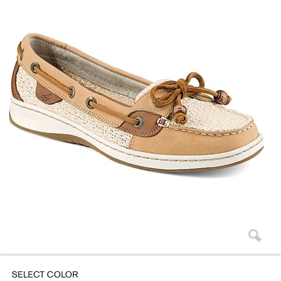 Womens Angelfish Cotton Mesh Slip-on Boat Shoe
