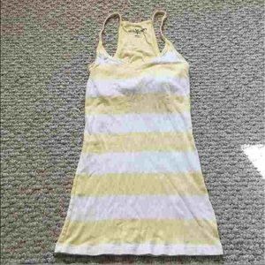 New yellow striped Old Navy tank size S
