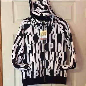 ❤️TRADING Nwt fashion show PINK zip up