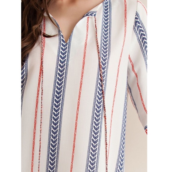 💠💠MISTEE shift dress w/ tassels - NAVY - Picture 3 of 3