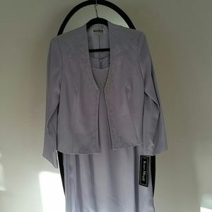 Lavender  or sage  party dress