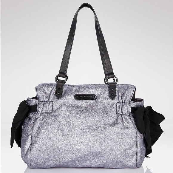 Juicy Couture Handbags - NWT Juicy Couture Silver Glitter Purse
