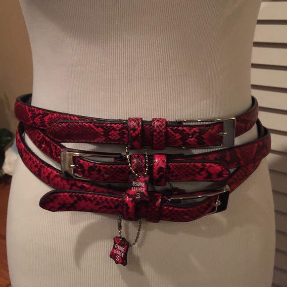 ALL THREE BELTS FOR $18.00