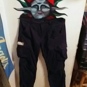 Black cargo pants