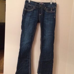 Express ReRock Boot Leg Jeans