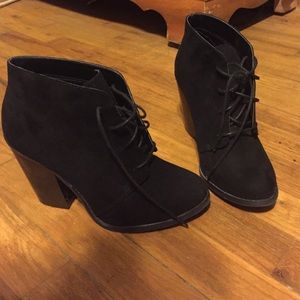 All Black booties in good condition!