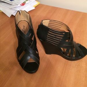 Brand New. Never Worn. Charlotte Russe Wedges