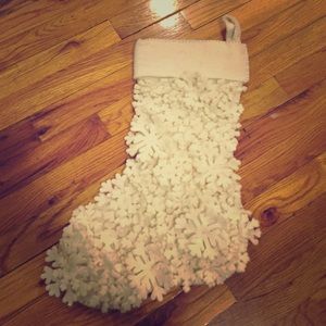 Oversized West Elm Stocking