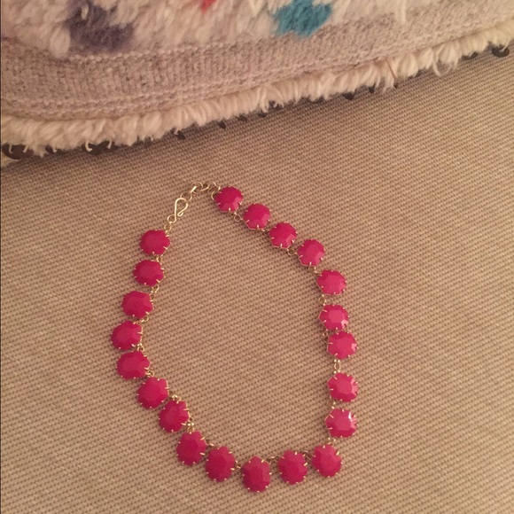 Fuschia Stone Necklace