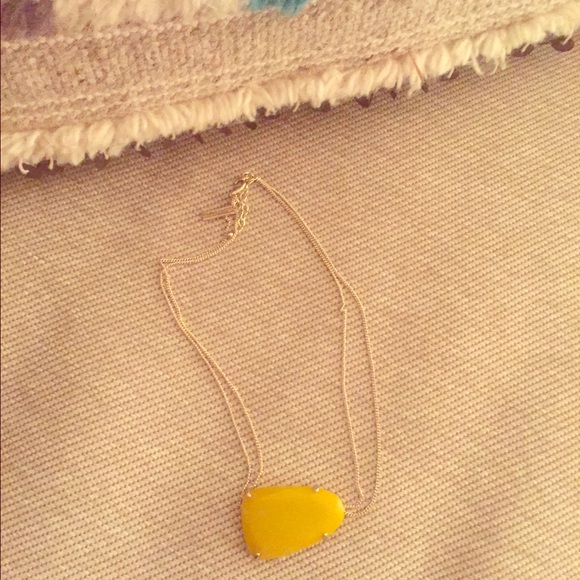 Kendra Scott Yellow Stone Necklace