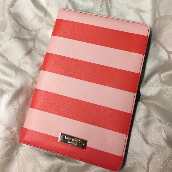 Kate Spade striped iPad mini case