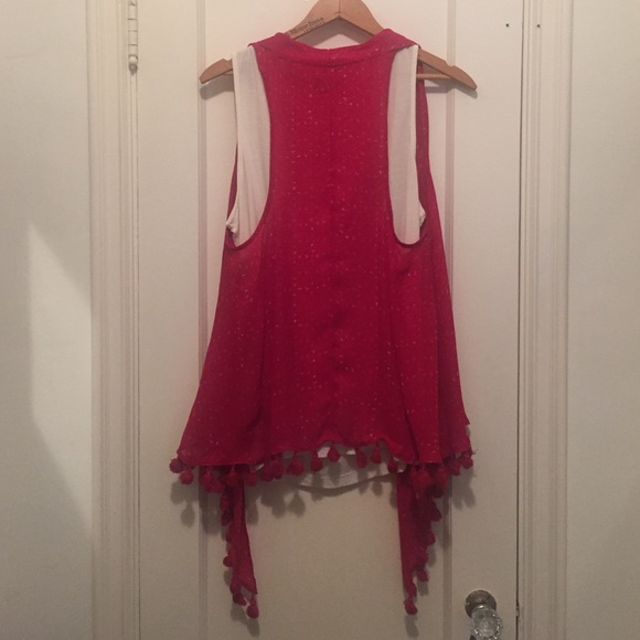 Gorgeous Ecoté Red Tassel Vest - Picture 2 of 3