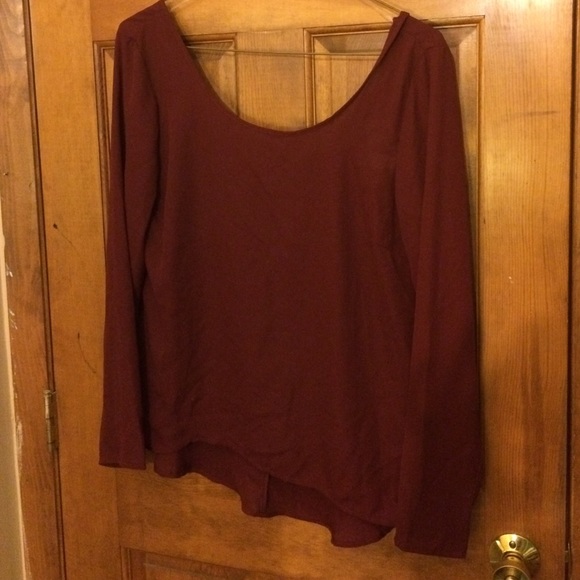 Maroon blouse