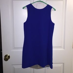 Blue shift dress