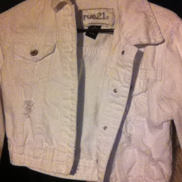 White rue jacket!