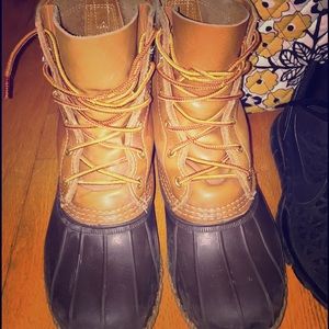 LL Bean Duck Boots 8