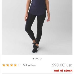 Lululemon Black Leggings