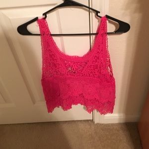 Price Firm Boutique Crochet Crop Top