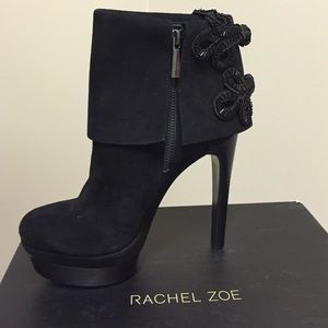 Rachel Zoe Ava Suede Platform Ankle Boots