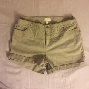 Pleather Top Midi Shorts