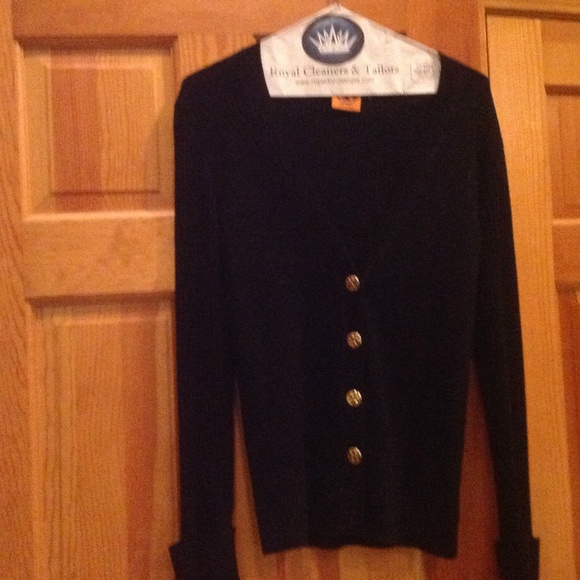 Tory burch ribbed cardigan
