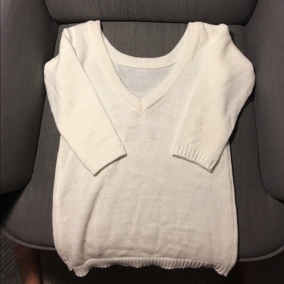 Cream Brandy Melville Sweater
