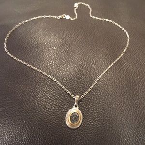 Gurhan Silver & 18Kt Gold Stone Necklace