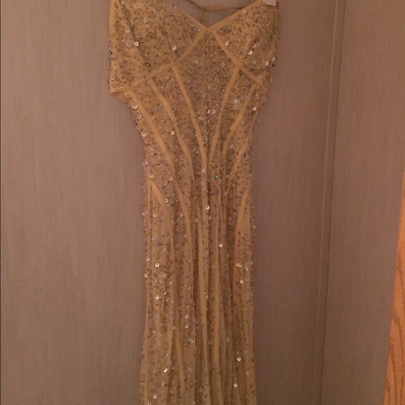 Yellow prom dress