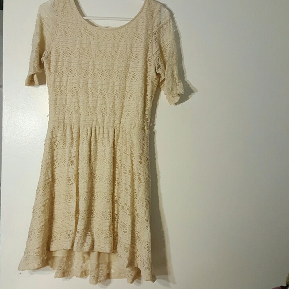 Hi-lo white dress