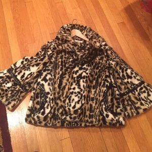 Leopard coat by Laundry