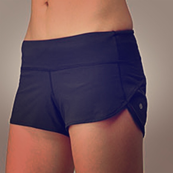 Lululemon Run Speed Shorts Black size 4