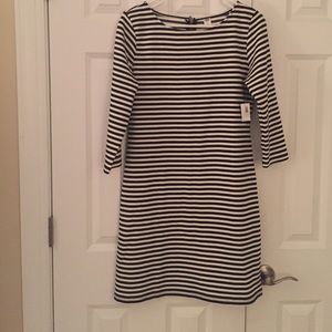 Black and White striped dress