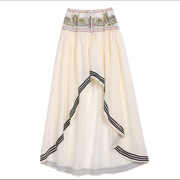 Boho style, skirt. - Picture 2 of 3