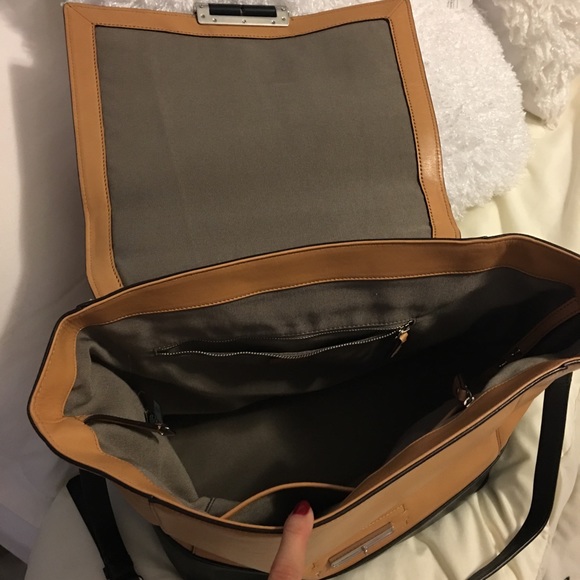 Diane Von Furstenger Colorblock Satchel - Picture 3 of 4