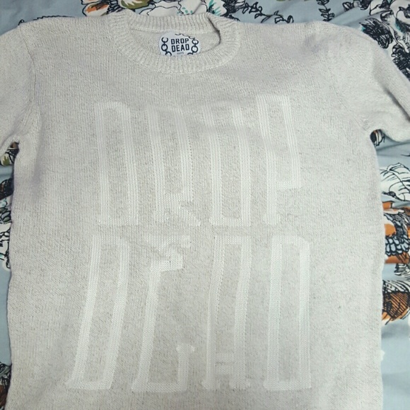 Drop Dead Cream Sweater