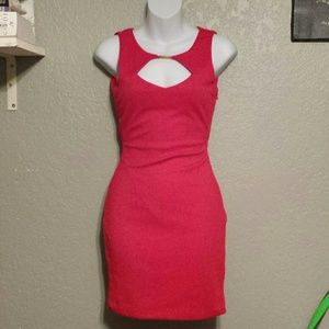 Sexy Red cross back dress