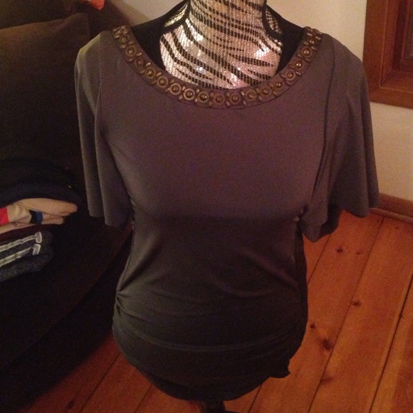 Ruched body con steel grey mini dress