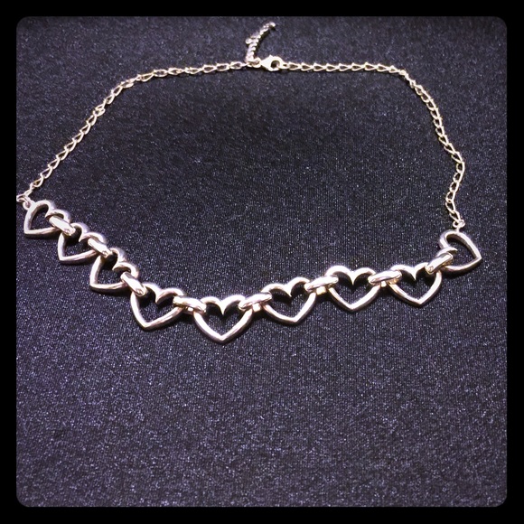 🚫SOLD🚫Heart Link Sterling Silver Necklace