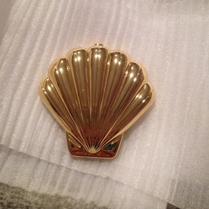 NWT gold seashell Lilly Pulitzer double mirror