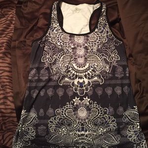 Pure karma racer back work out shirt