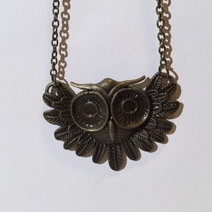 Vintage owl necklace